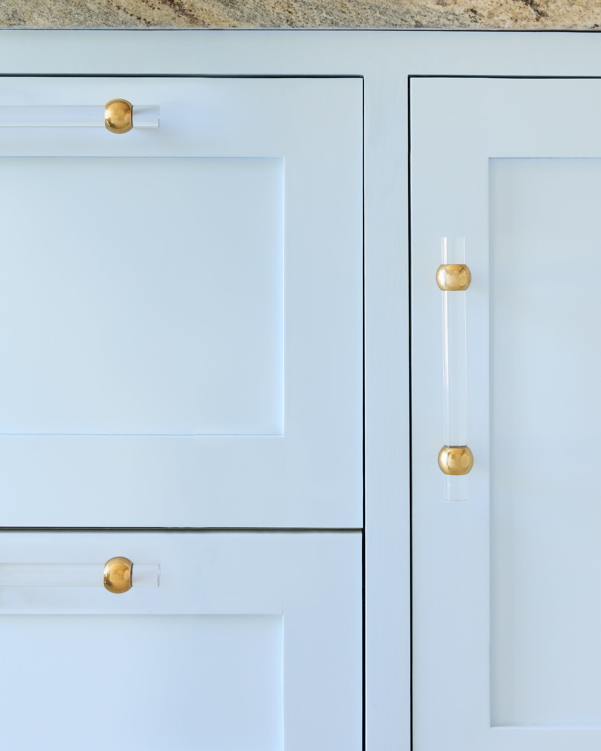 Polished Brass Ball Handle