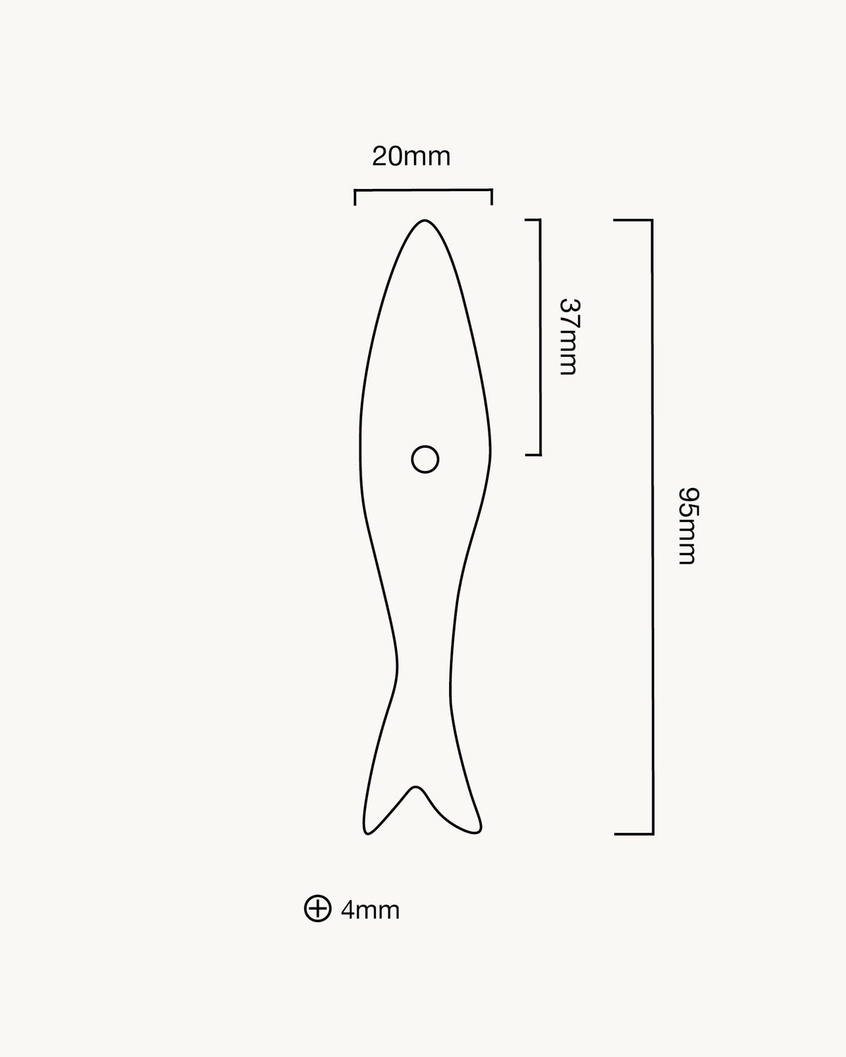 Fish Backplate, Aged Brass