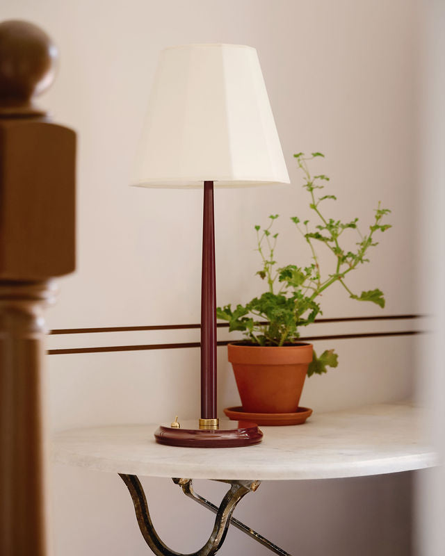 Mill Table Lamp Base, Cherry