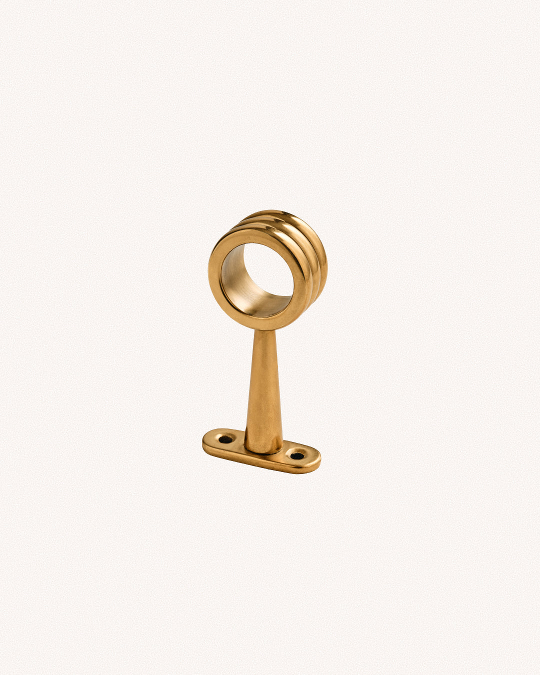 Tay Kitchen Rail Middle Bracket, Aged Brass