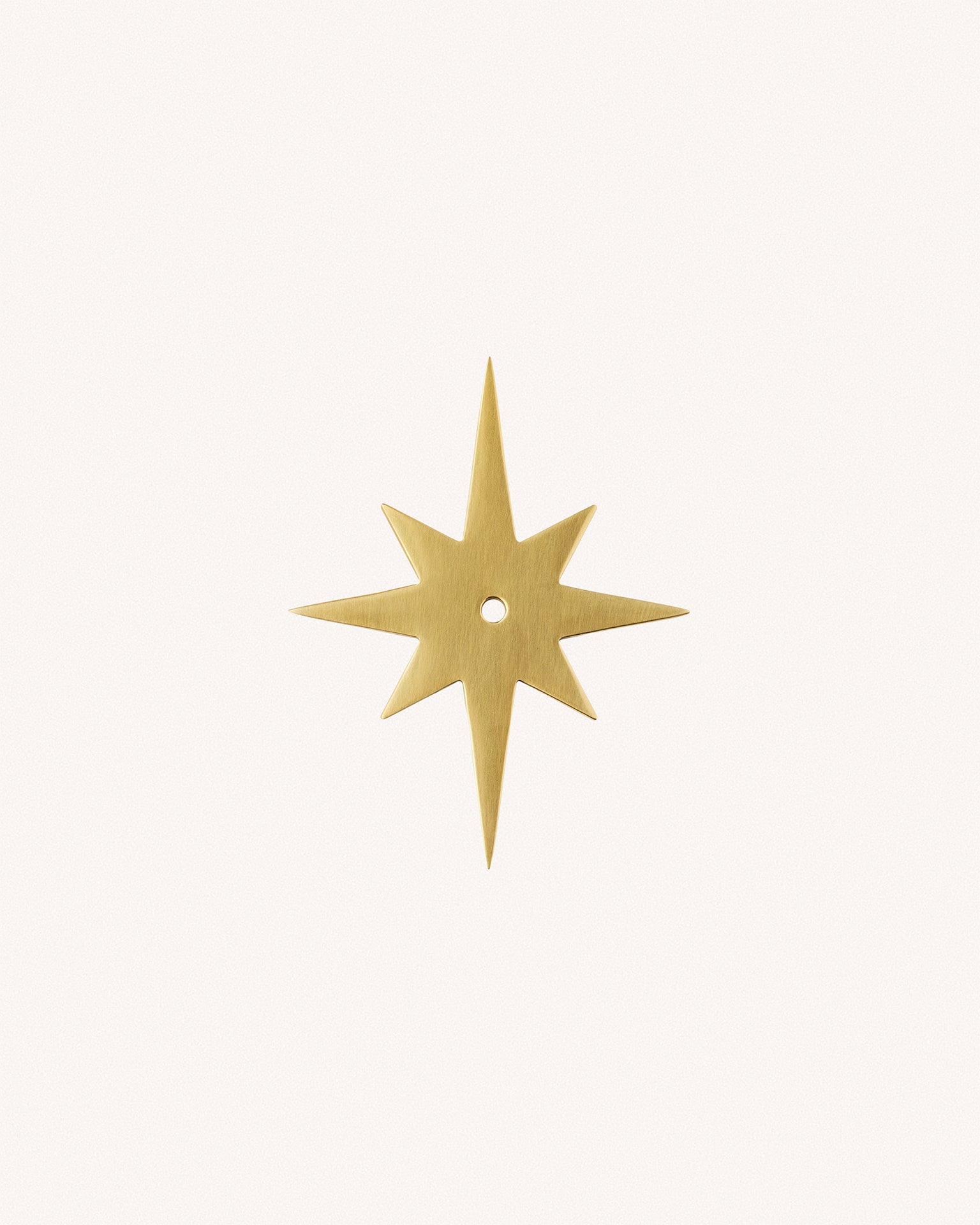 Star Backplate, Aged Brass