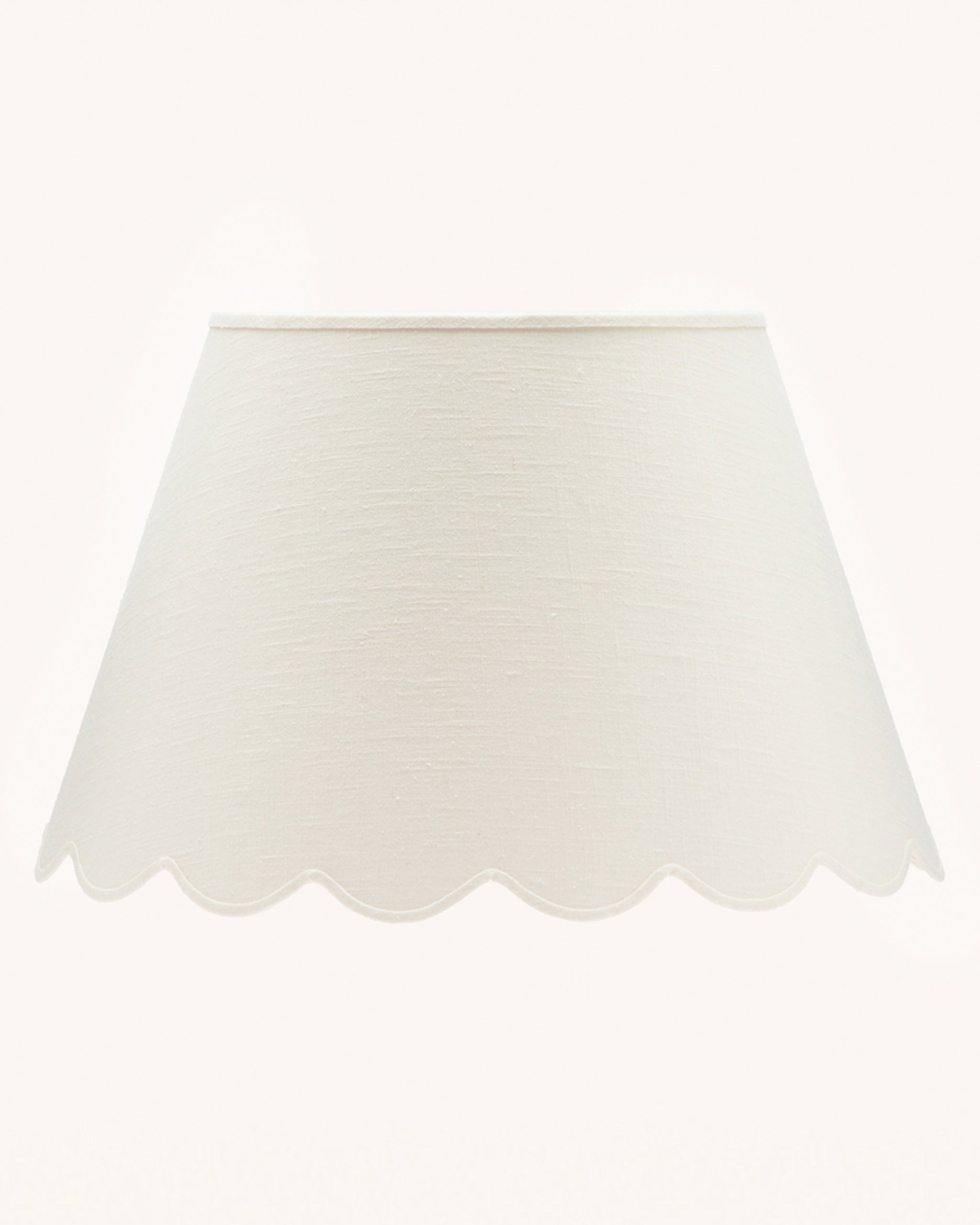 Fabric Scallop Lampshade, Large