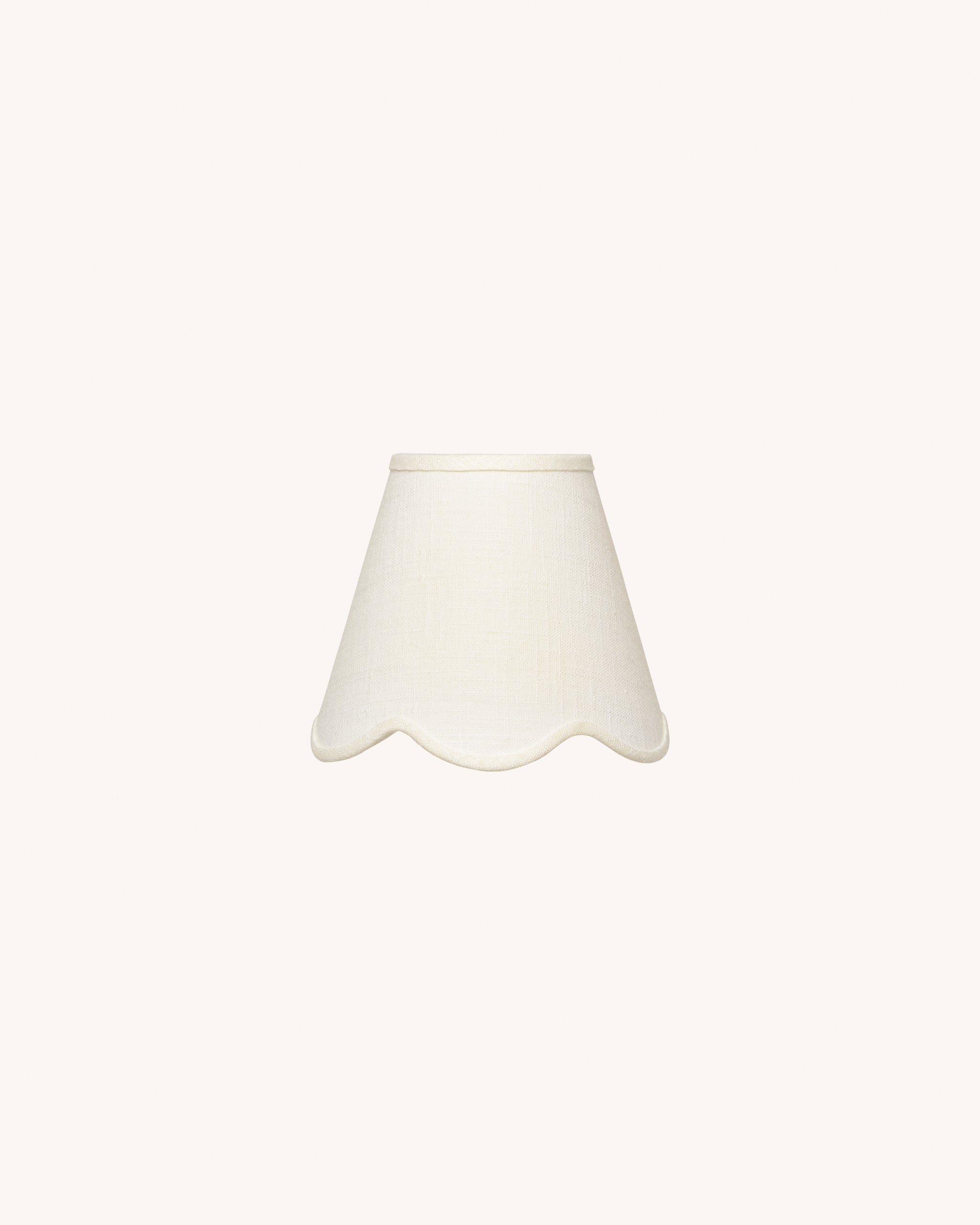 Fabric Scallop Lampshade, Mini