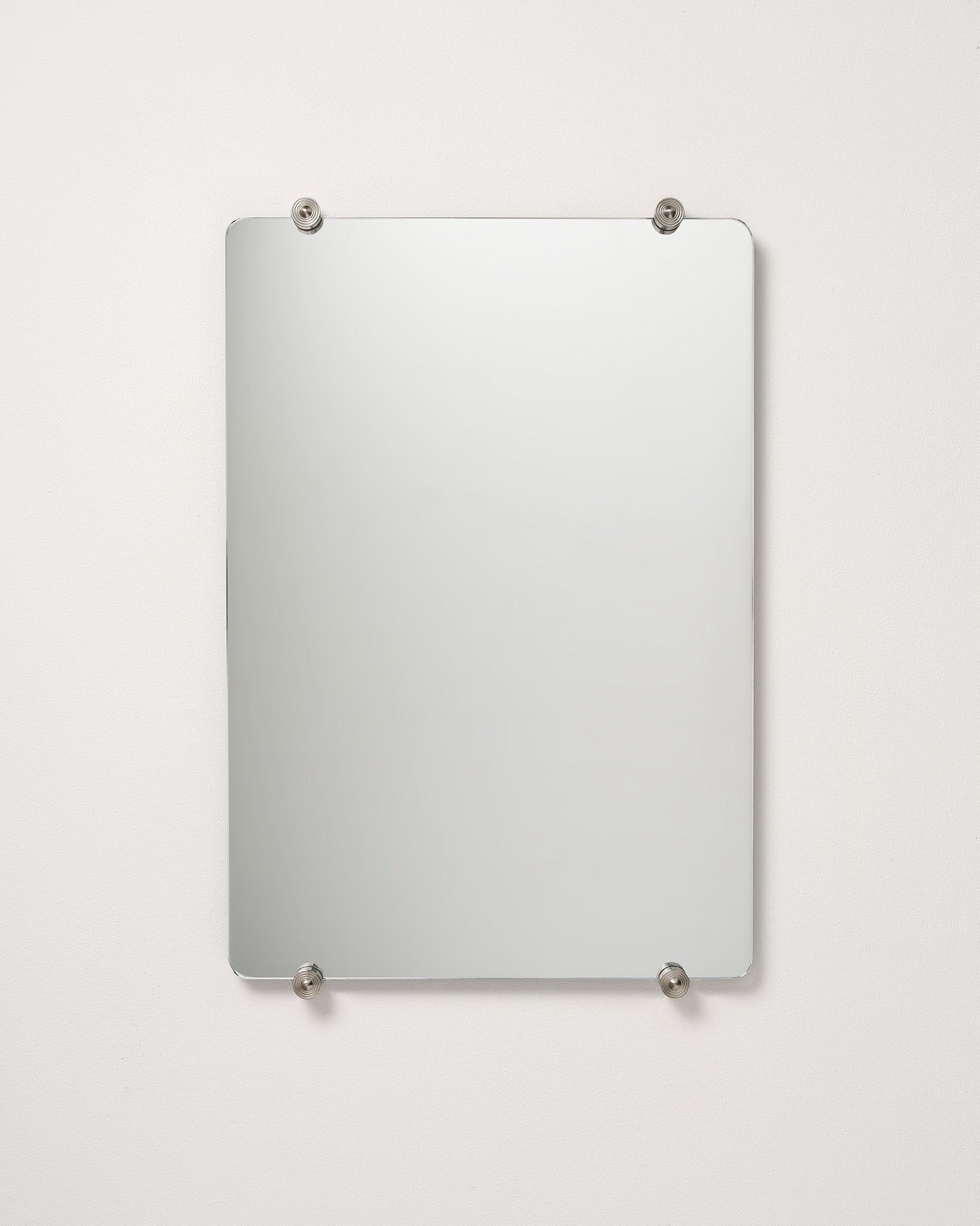 Mirror with Ring Studs, Nickel