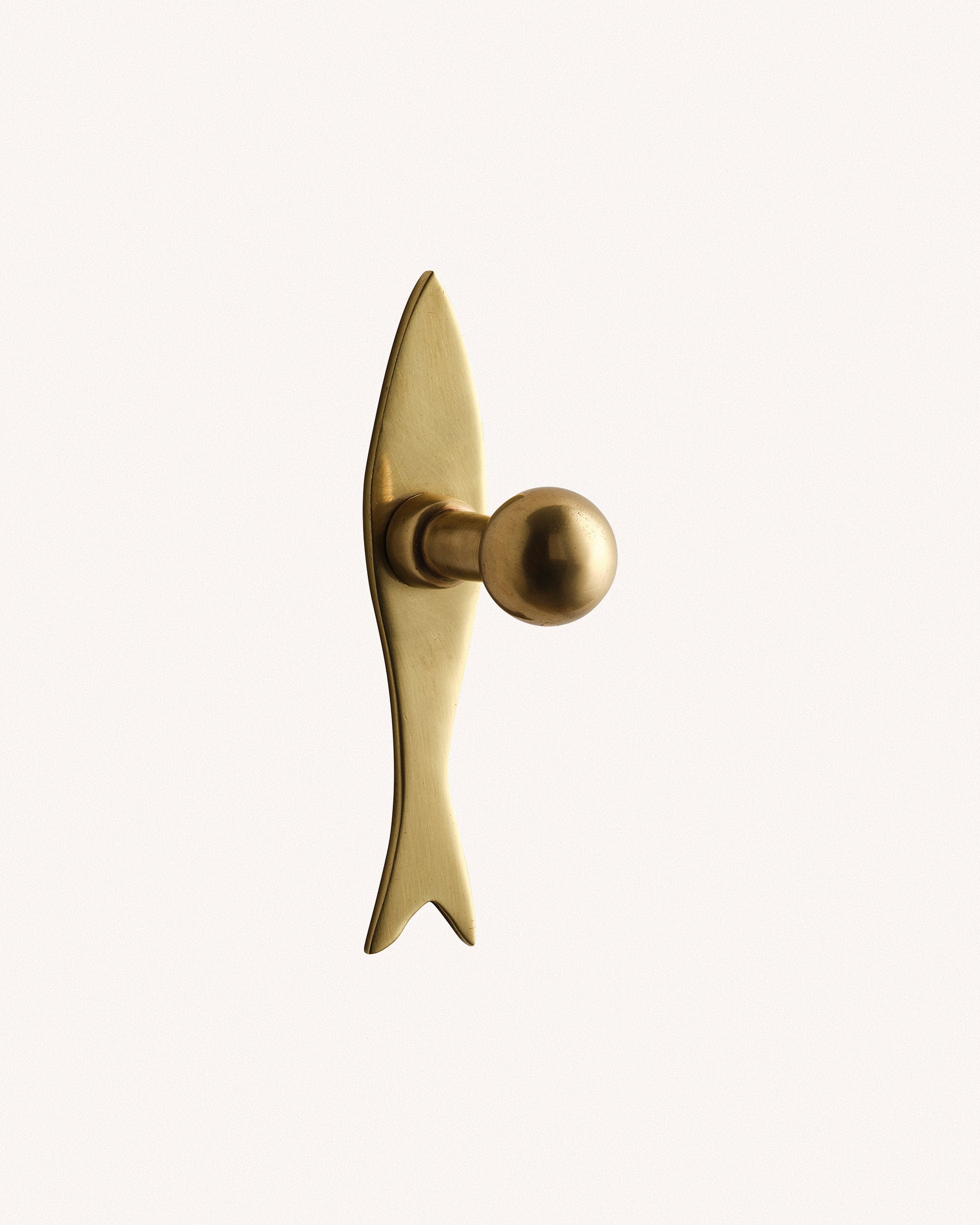 Fish Hook, Aged Brass