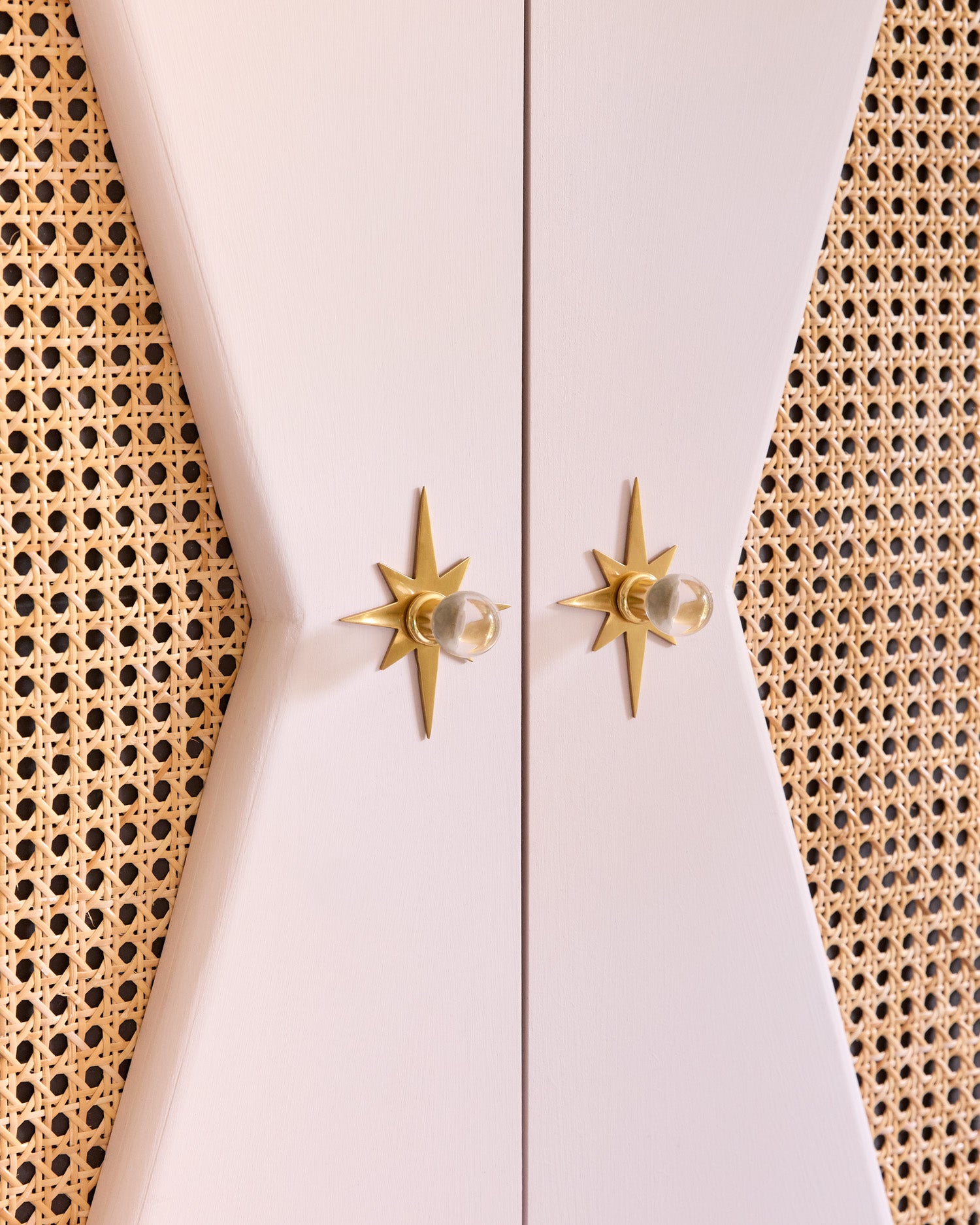 Clear Brass Knob