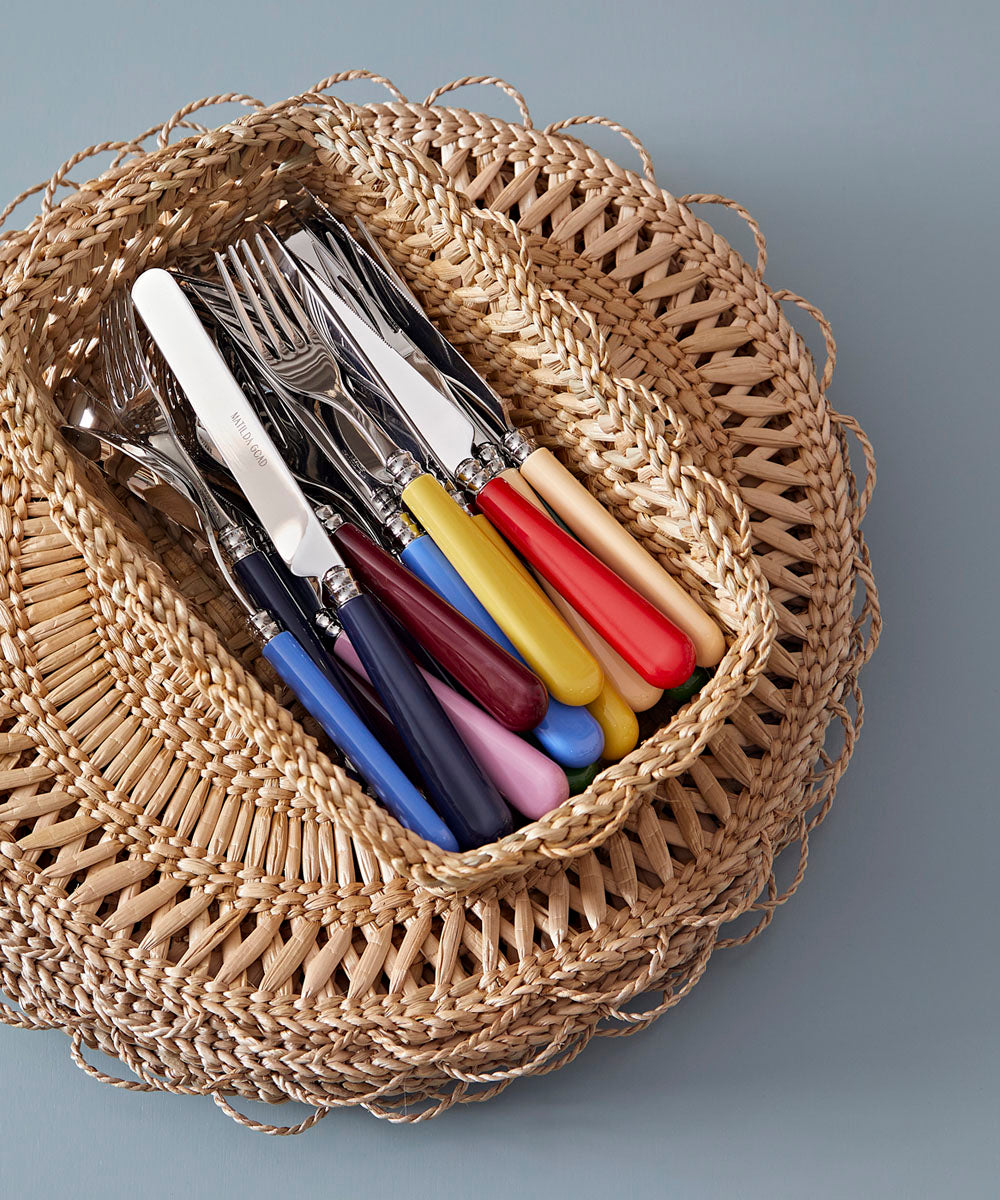 12 Piece Cutlery Set, Reds