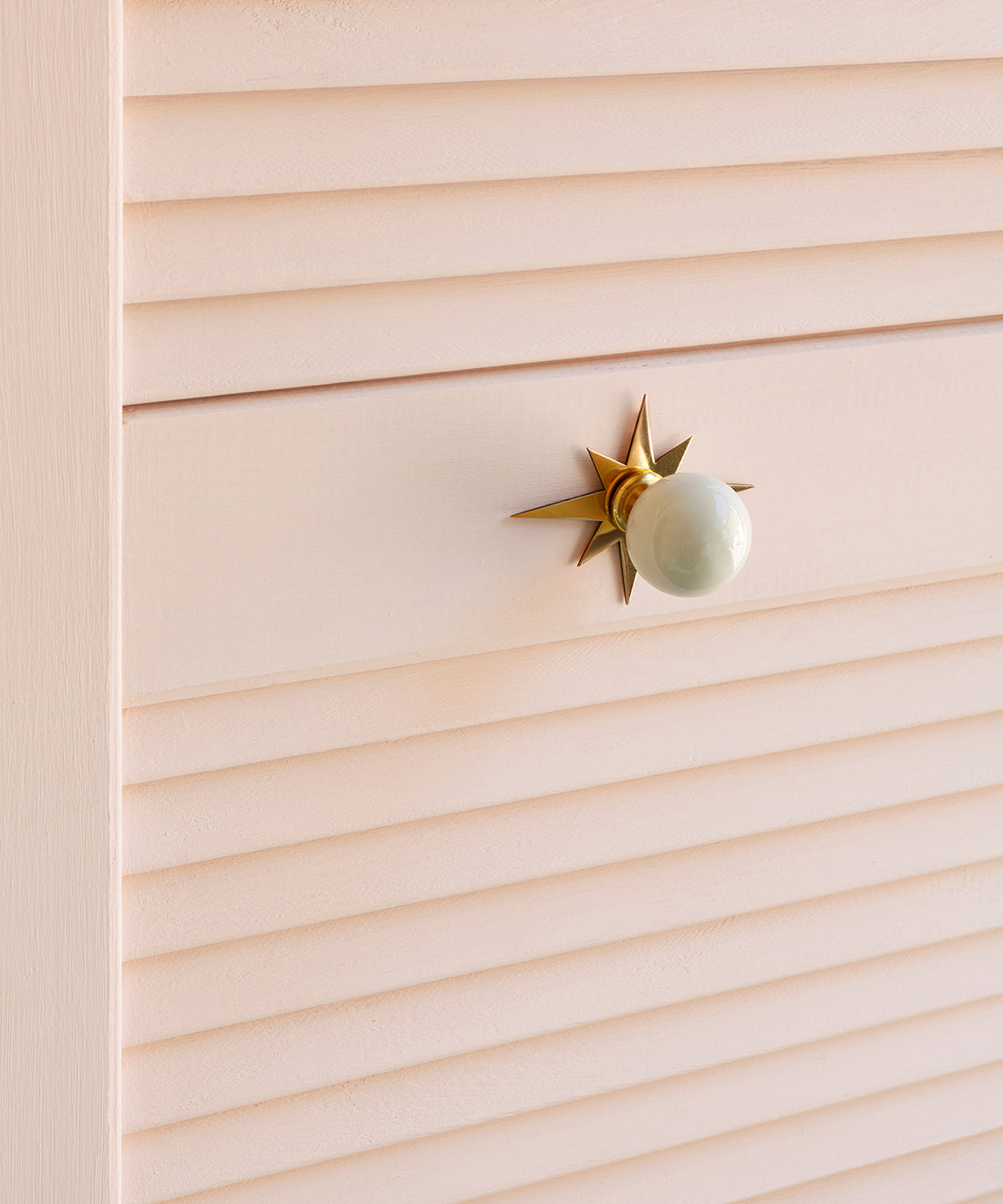 Star Backplate, Polished Brass