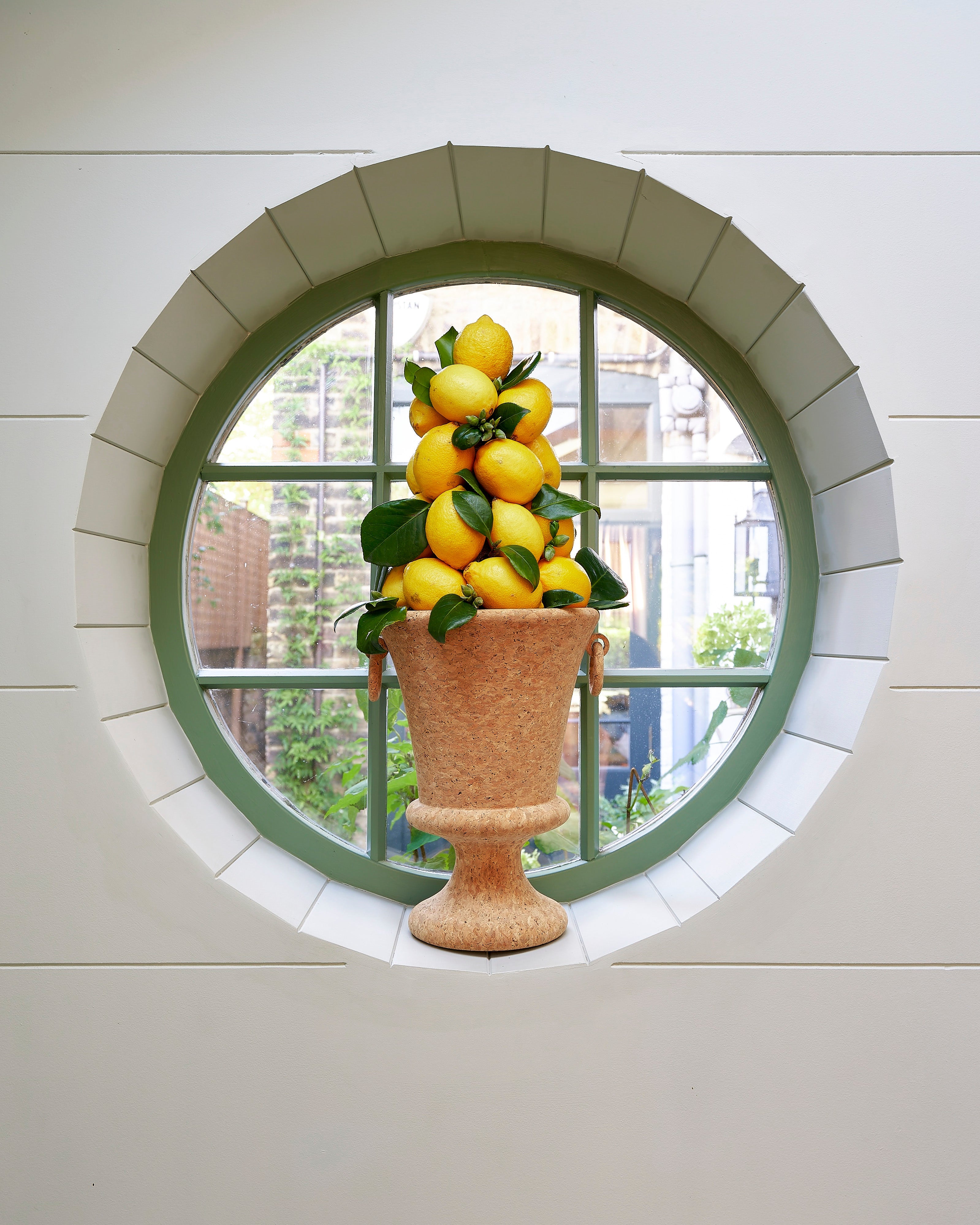 Cork Urn Lemon Pyramid