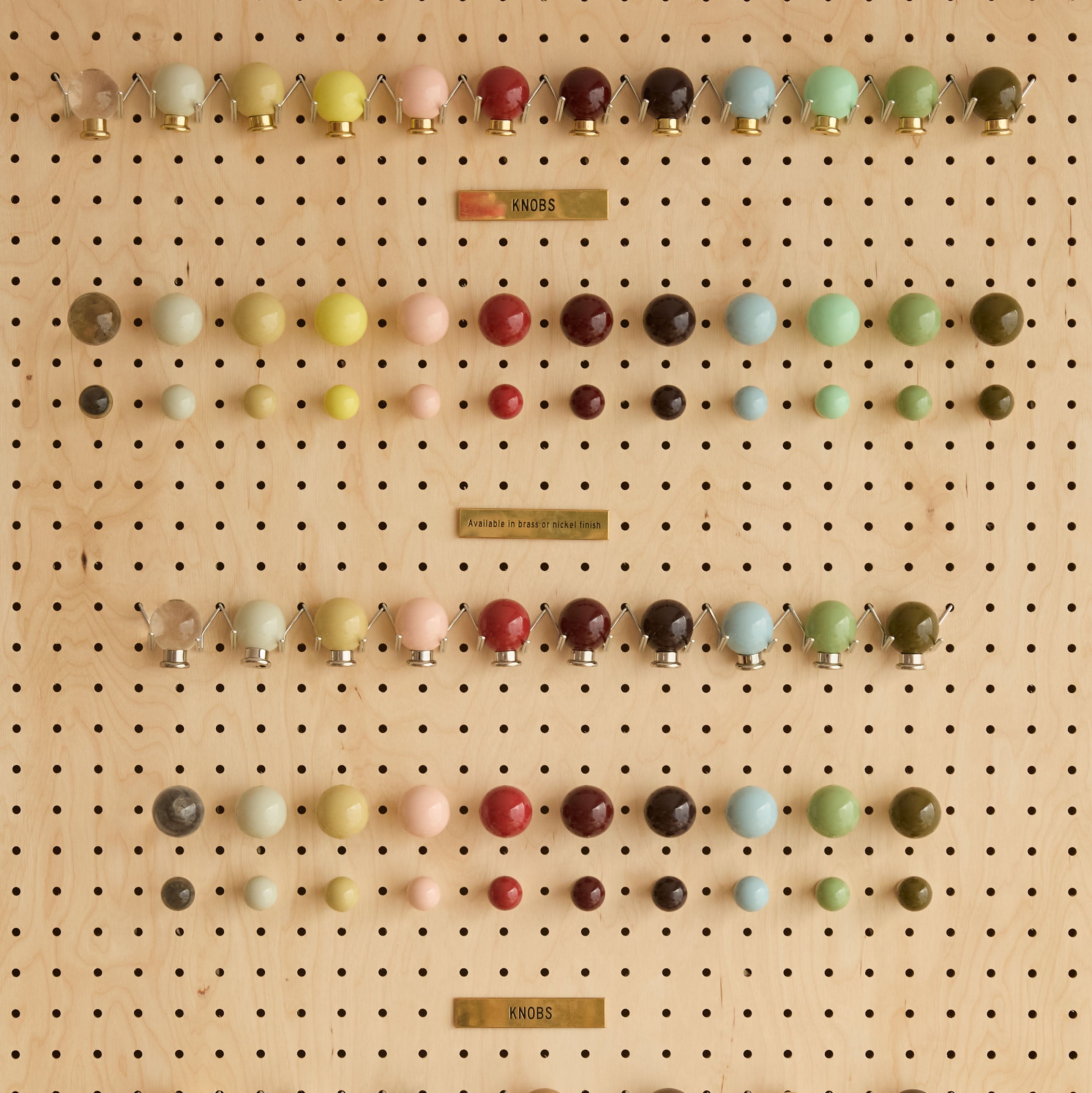 Coloured Lacquer Knobs