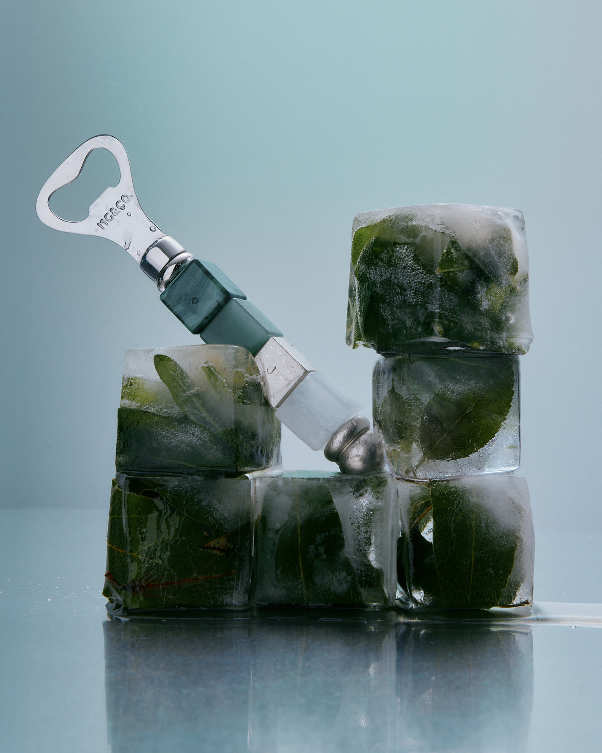 Jewel Bottle Opener, Green