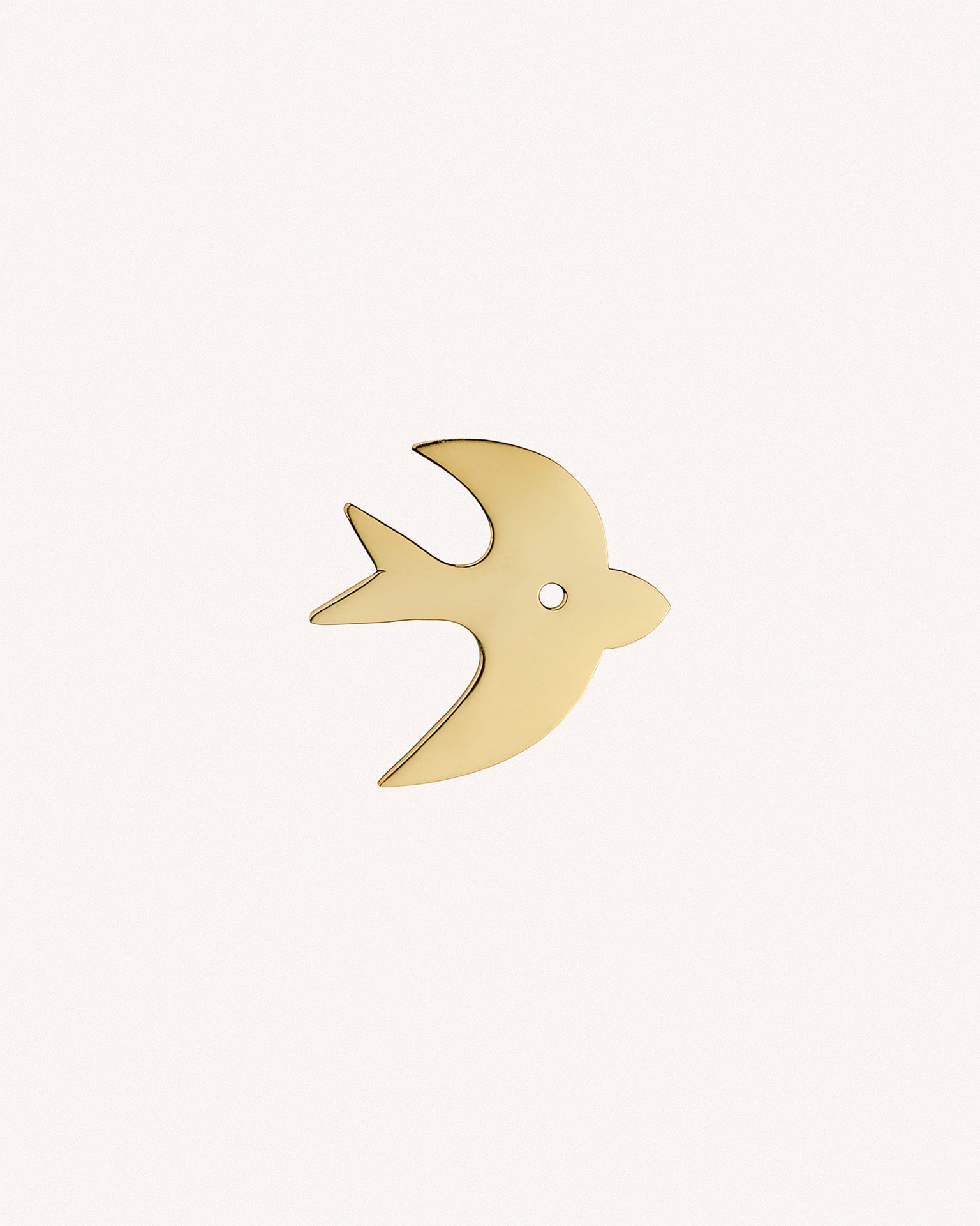 Bird Backplate, Polished Brass