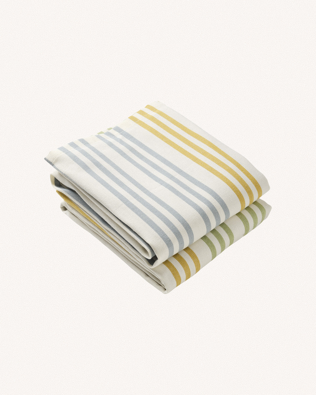 Stripe Tea Towel Set, Blues