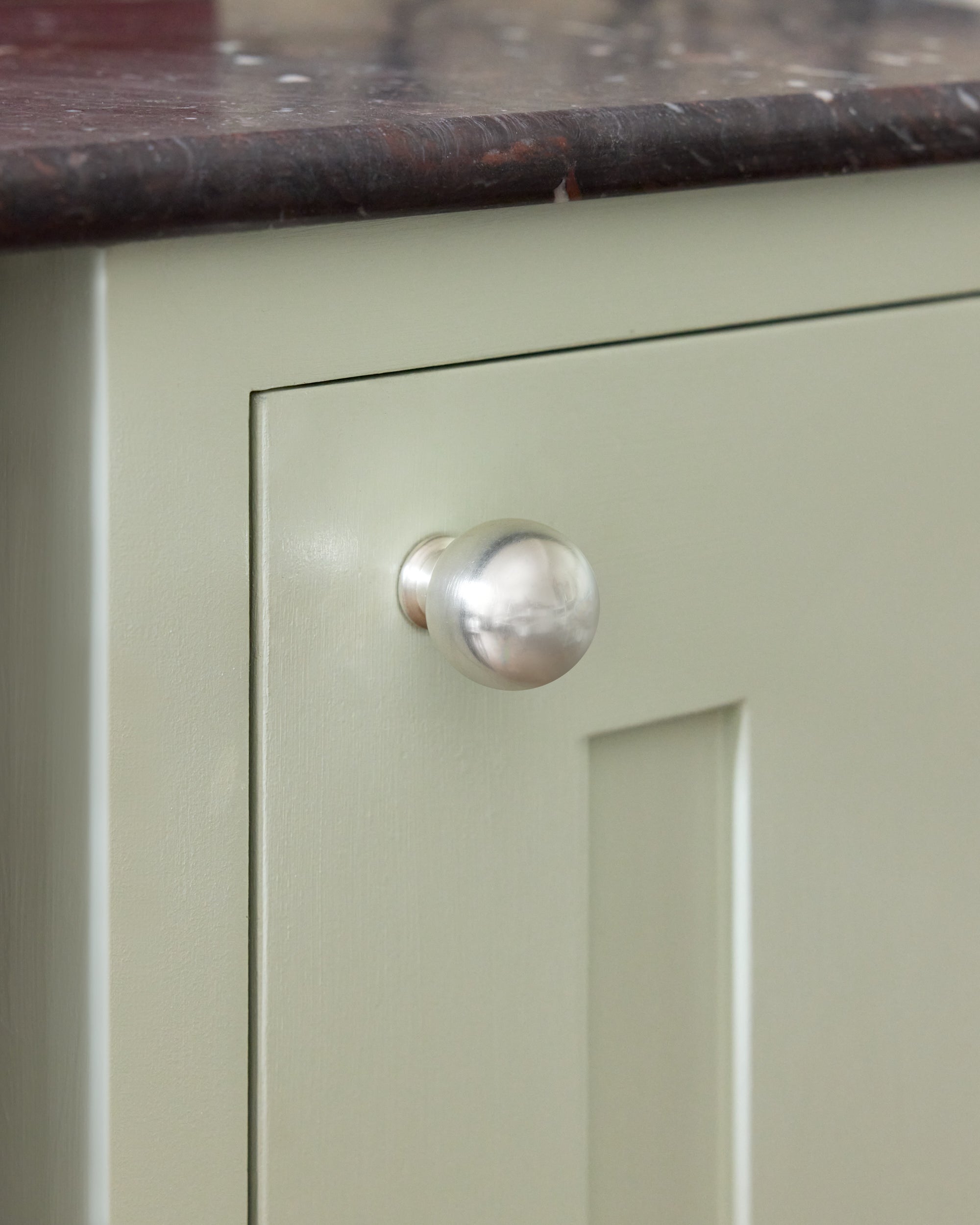 Brushed Nickel Knob