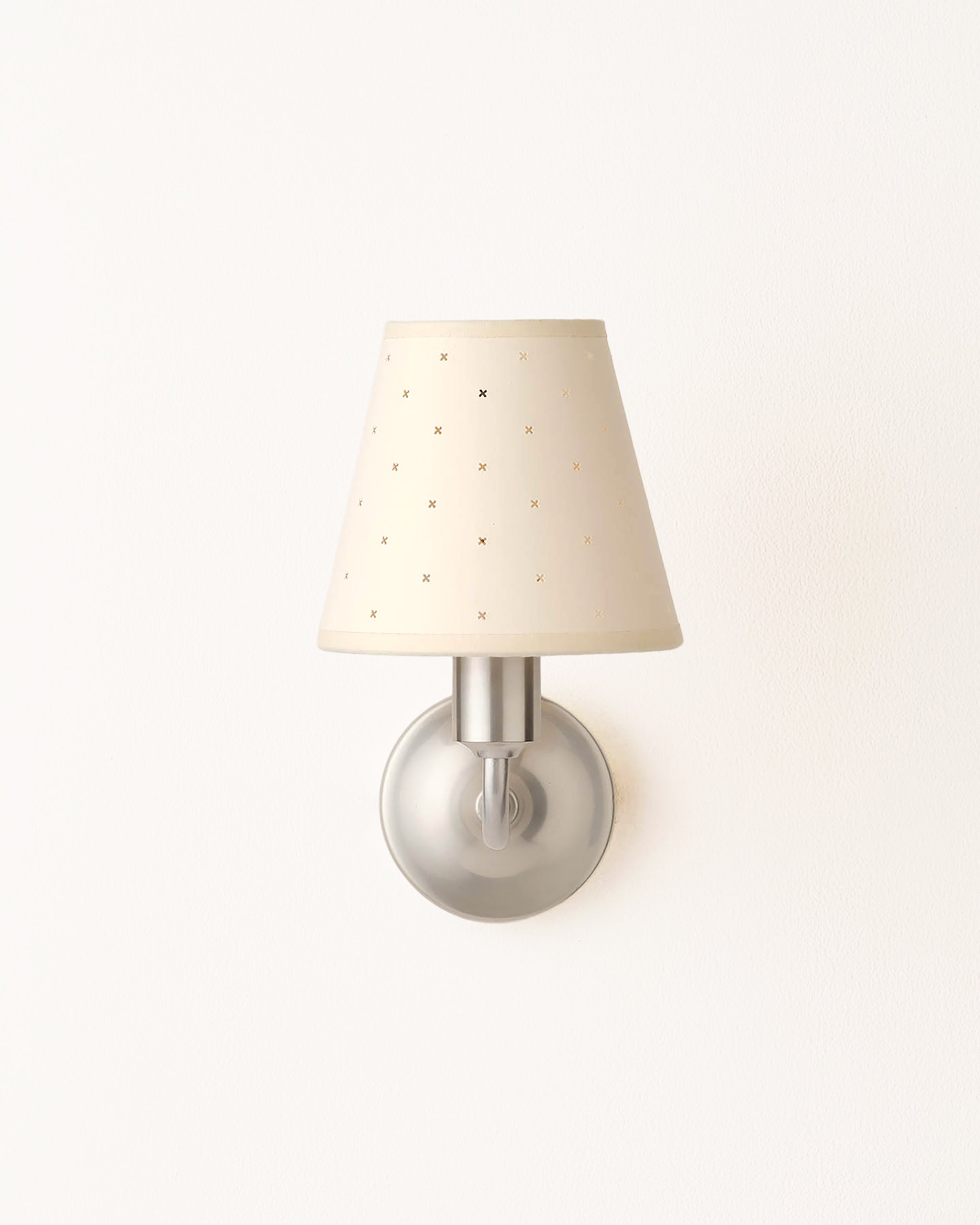 Wall Light, Brushed Silver