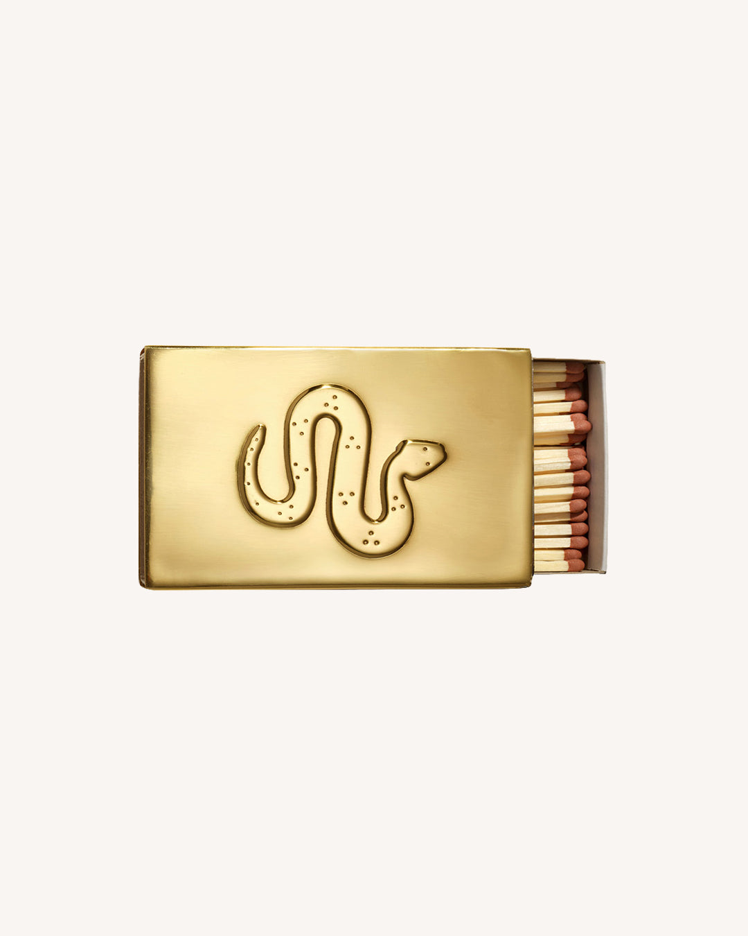 Serpent Matchbox Sleeve, Brass, US