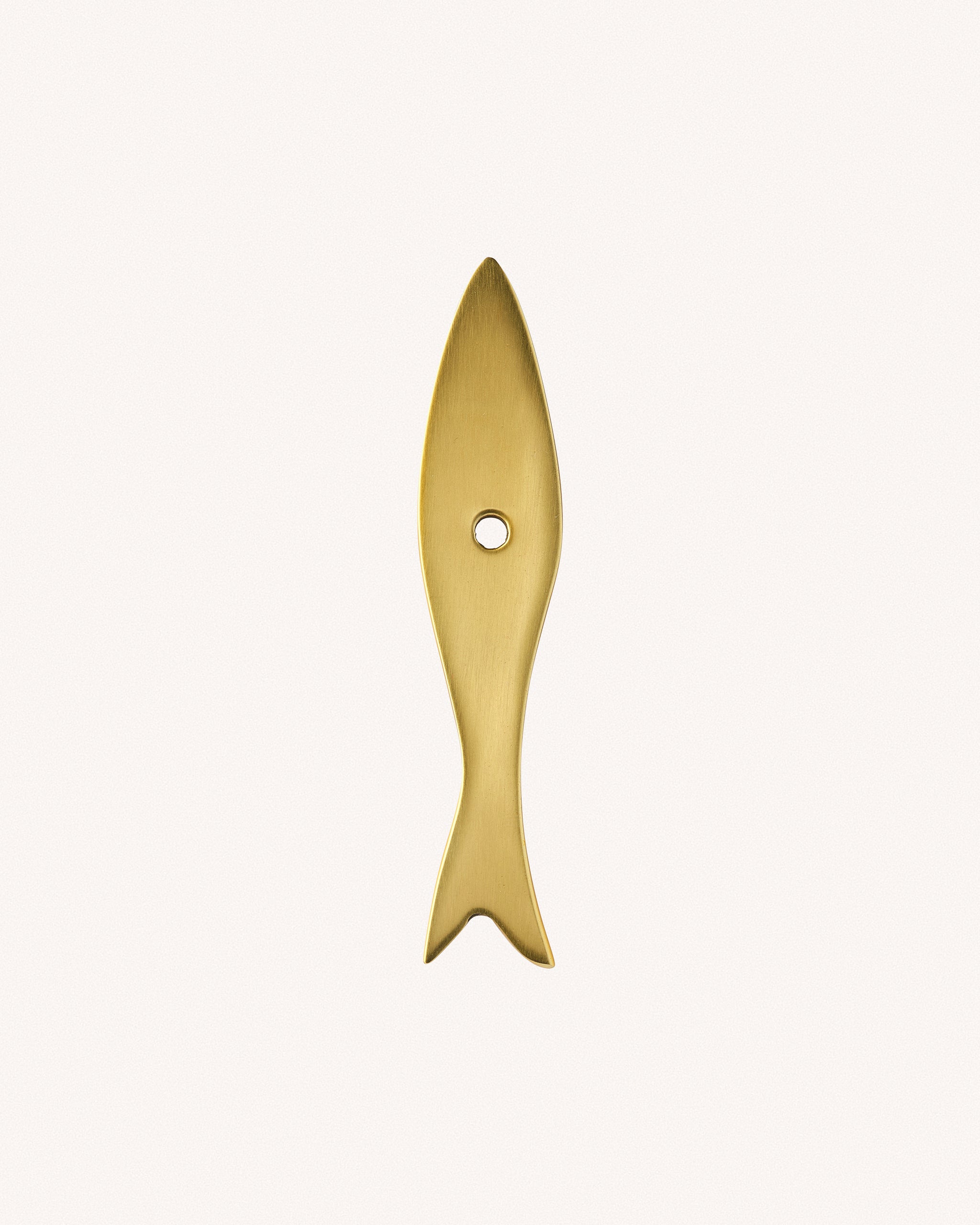 Fish Backplate, Aged Brass