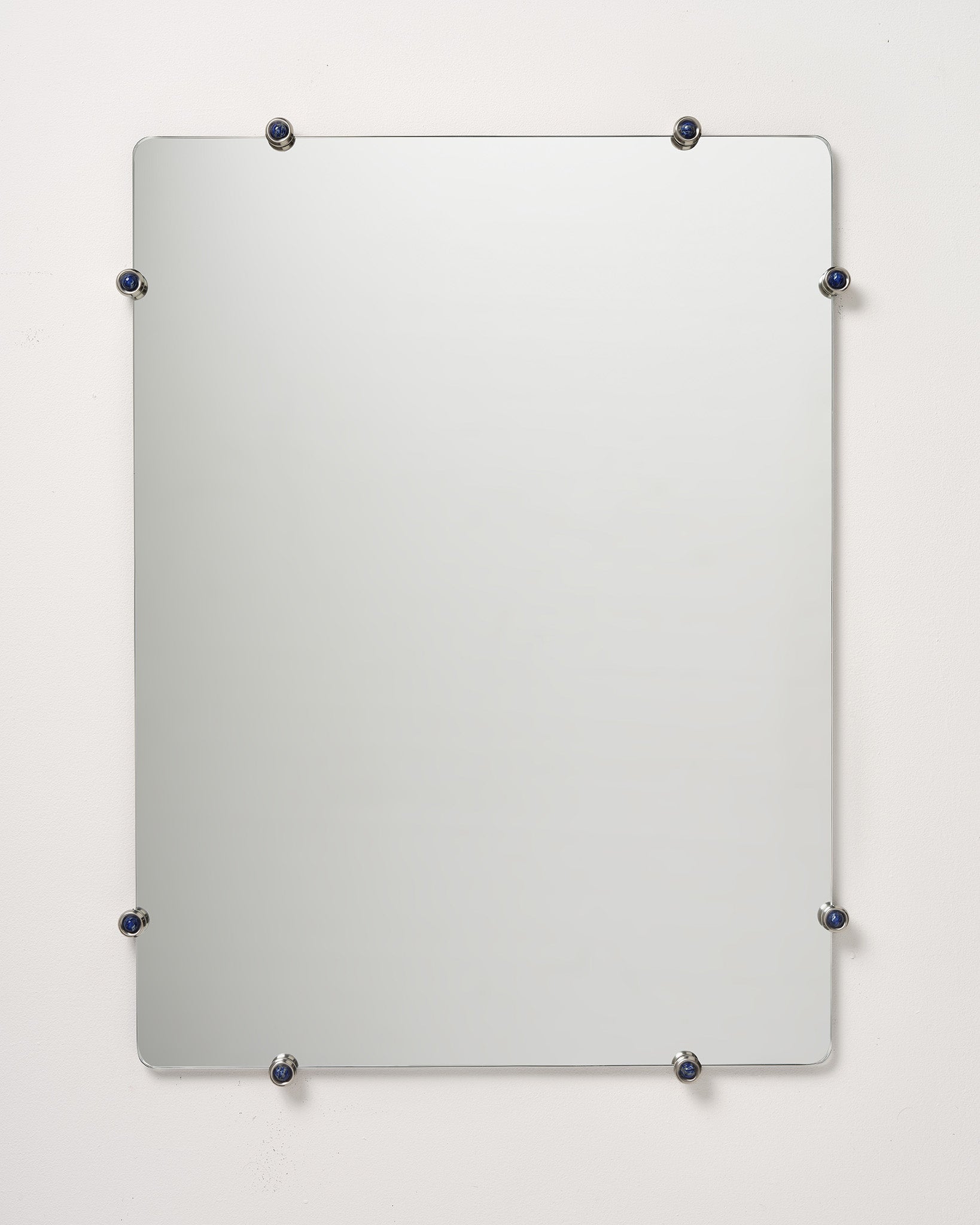 Mirror with Jewel Studs, Nickel