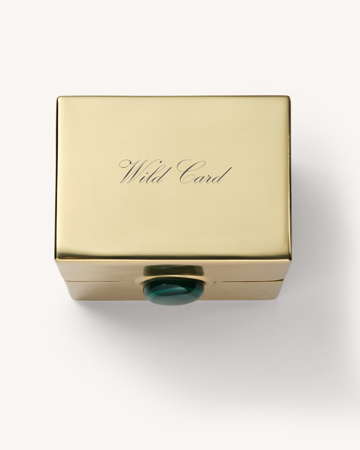 Jewel Playing Cards Box, Malachite