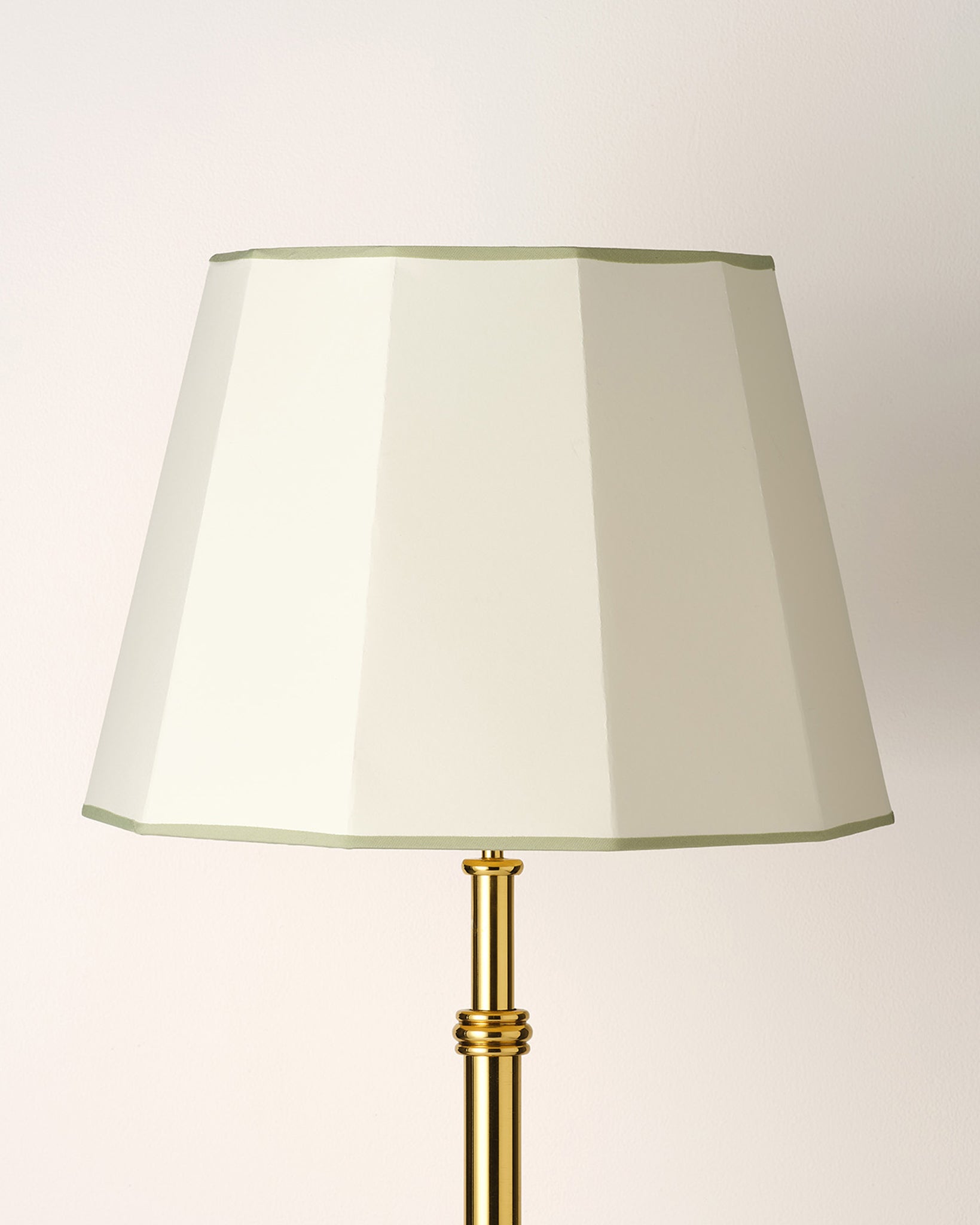 Facetted Lampshade, Pistachio, Medium