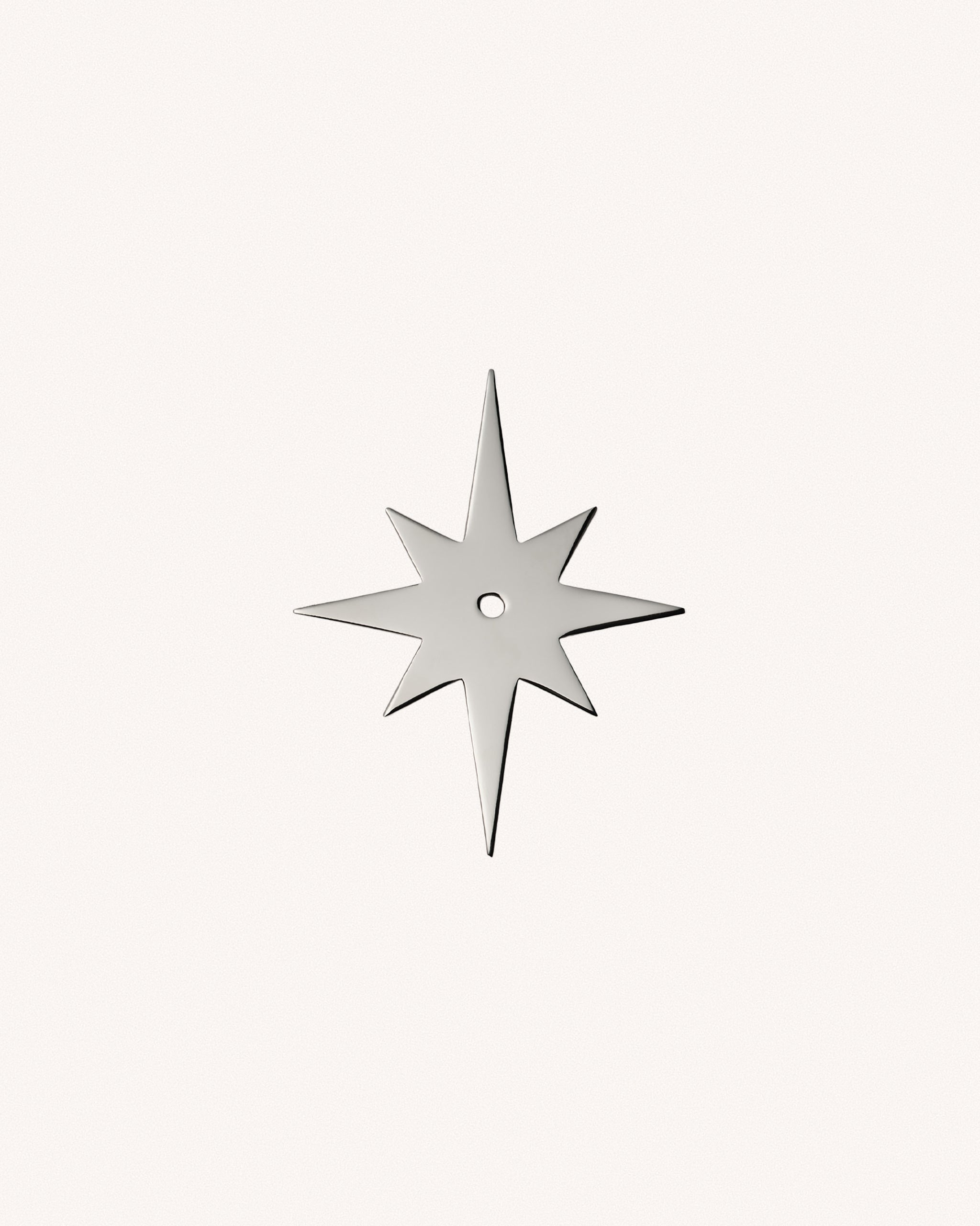 Star Backplate, Polished Nickel